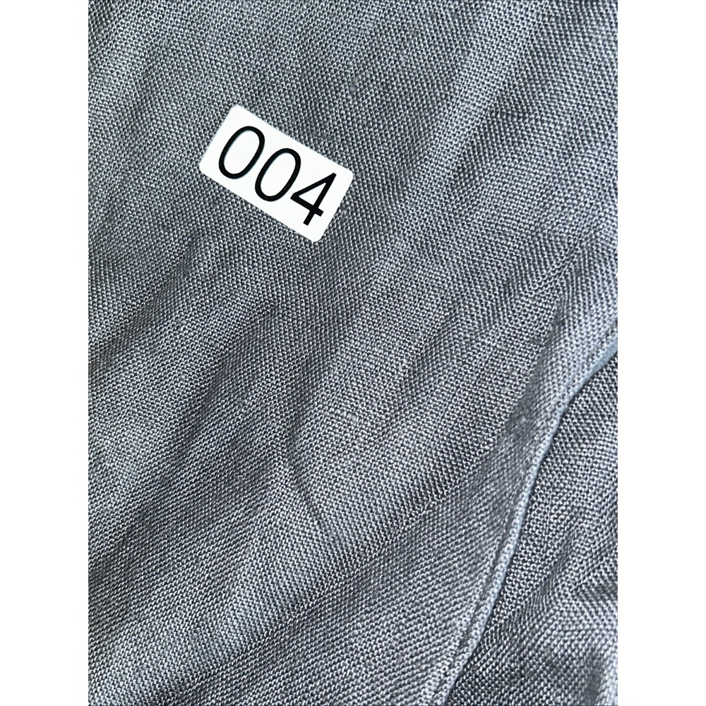 NWOT QUINCE 100% Linen Gray Body Pillow 12x48" Zip Closure CASE ONLY
